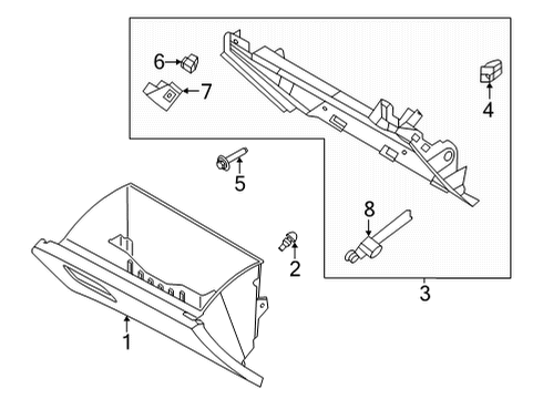 2023 Ford Bronco Glove Box Diagram