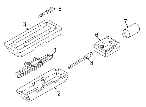 2022 Ford EcoSport Jack & Components Diagram