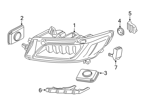 2020 Lincoln Continental Headlamps Diagram 2