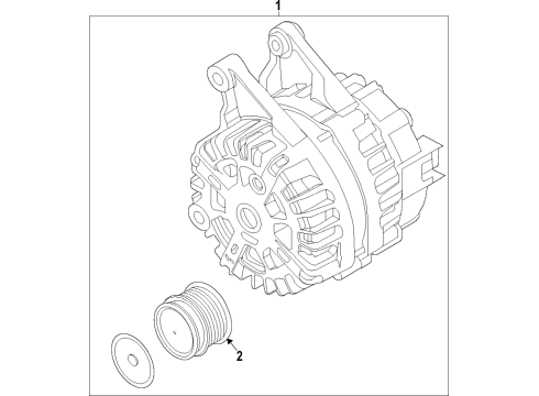 2020 Ford EcoSport Alternator Diagram 1