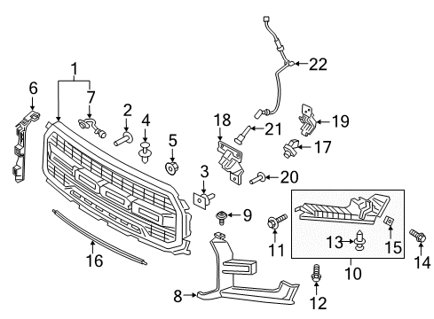 2020 Ford F-150 Parking Aid Diagram 9