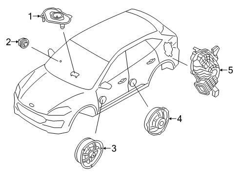 2023 Lincoln Corsair Sound System Diagram 1