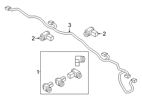 2020 Lincoln Continental Parking Aid Diagram 3