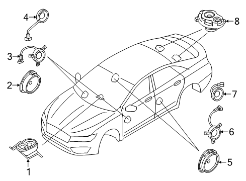 2020 Lincoln MKZ Sound System Diagram 5