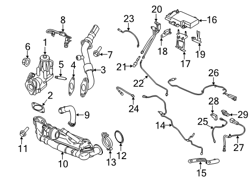 2023 Ford F-350 Super Duty VALVE ASY Diagram for KR3Z-6A666-B