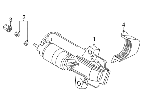 2022 Ford Bronco Sport Starter Diagram 1