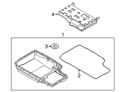 2021 Ford F-250 Super Duty Automatic Transmission Diagram 1