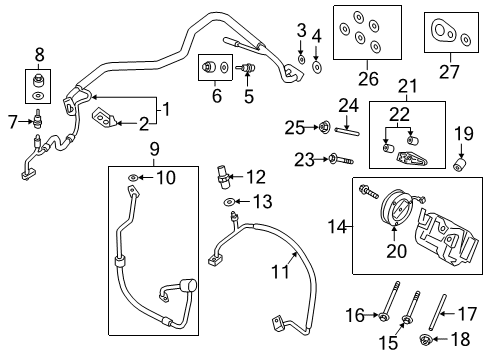 2020 Ford Transit Connect Air Conditioner Diagram 2