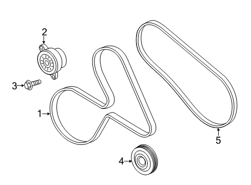 2020 Ford F-150 Belts & Pulleys Diagram 5