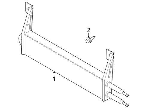 2024 Ford F-350 Super Duty Power Steering Oil Cooler Diagram 2