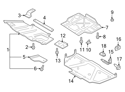 2023 Ford F-150 Bumper & Components - Front Diagram 2