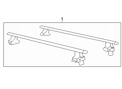 2024 Ford Edge Luggage Carrier Diagram 1