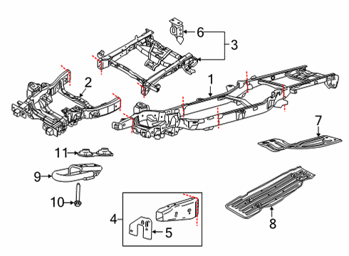 2021 Ford F-150 Frame & Components Diagram 6