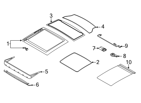 2023 Ford Escape Sunroof Diagram