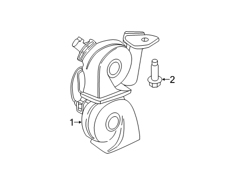 2023 Ford Transit Connect Horn Diagram