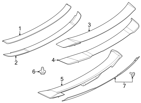 2024 Ford Mustang EXTENSION Diagram for PR3Z-6344210-CA