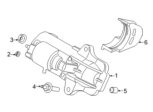 2021 Ford Transit Connect Starter Diagram 1