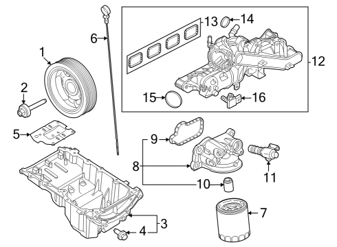 2024 Ford Mustang GASKET Diagram for P2GZ-9H486-A