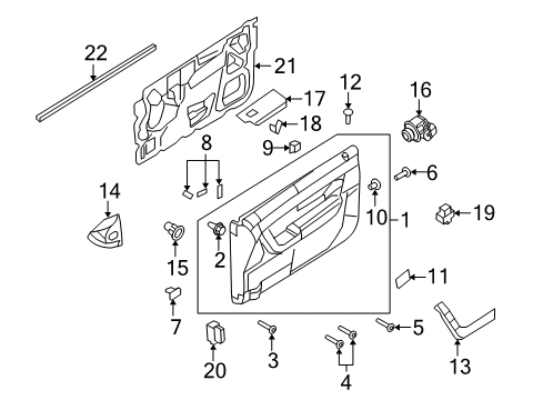 2001 Mercury Cougar Bolt Diagram for -W719269-S437