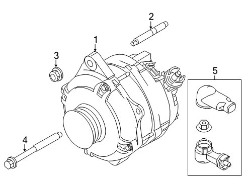 2019 Ford Police Interceptor Sedan Alternator Diagram 2