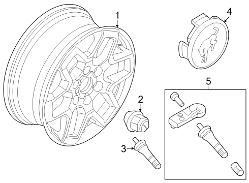 2022 Ford Bronco Wheels Diagram 4