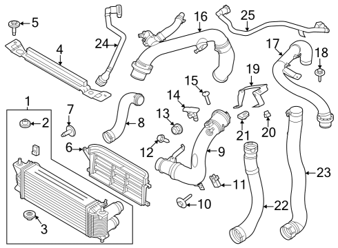 2022 Ford Bronco Intercooler Diagram 3