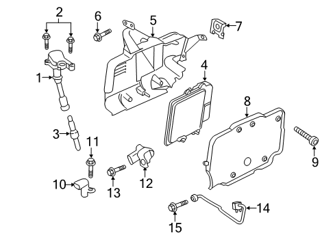 1993 Ford Ranger SPARK PLUG Diagram for HYFS-094-YECX