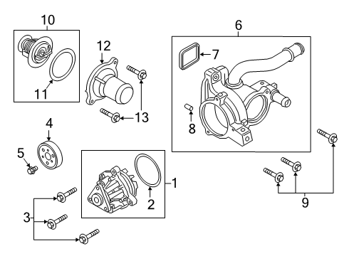 2022 Ford Ranger Water Pump Diagram