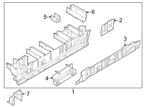 2020 Ford Transit Step Assembly Diagram 1