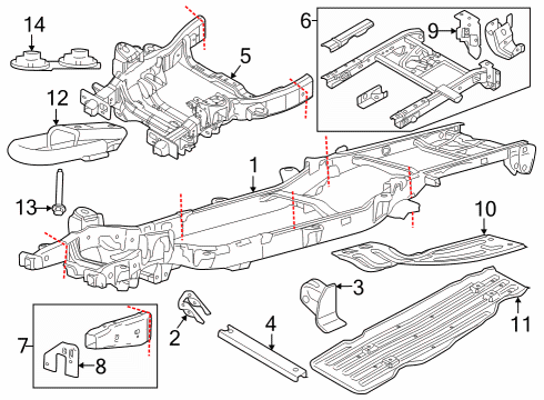 2020 Ford F-150 Frame & Components Diagram 6