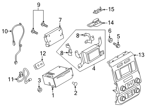 2020 Ford F-350 Super Duty Sound System Diagram 2