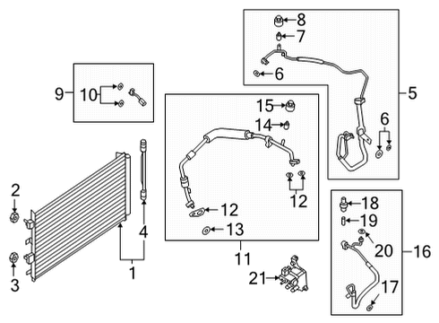 2023 Lincoln Corsair Switches & Sensors Diagram 1