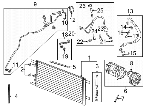 2020 Ford F-350 Super Duty Air Conditioner Diagram 3