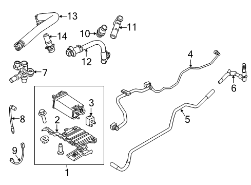 2019 Ford Police Interceptor Utility Emission Components Diagram 2