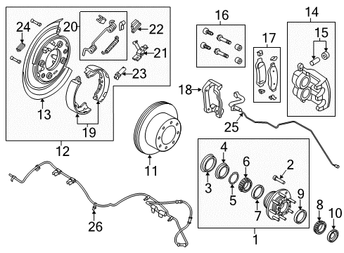 1983 Mercury Capri Indicator Assembly Diagram for HC3Z-2C189-A