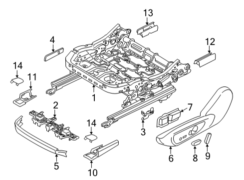 2020 Lincoln MKZ Tracks & Components Diagram 2