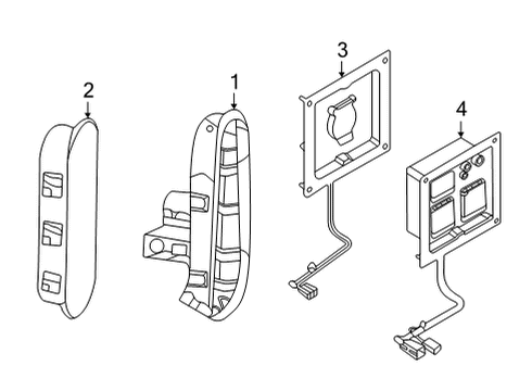 2022 Ford F-150 Electrical Components - Pick Up Box Diagram 4