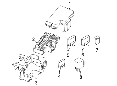 2021 Ford Mustang Fuse & Relay, Fuse Box Diagram