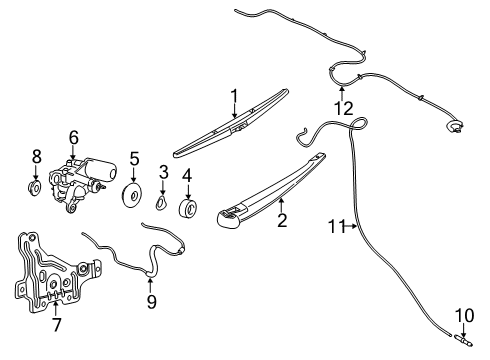 2022 Ford Transit Connect Wipers Diagram 2