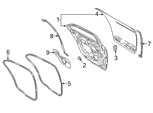 2020 Lincoln Continental Rear Door Diagram