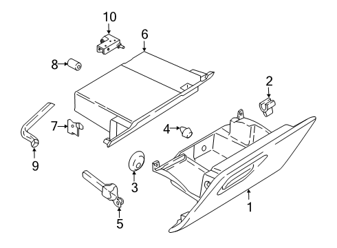 2020 Ford EcoSport Glove Box Diagram