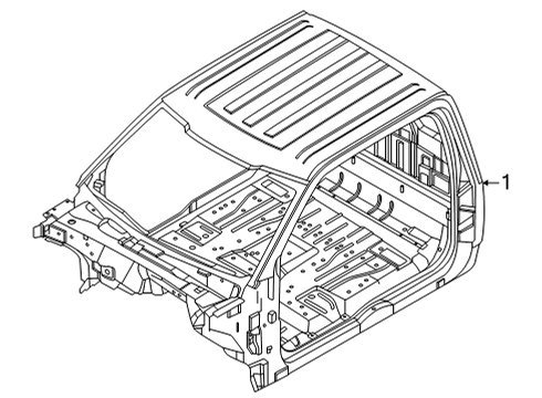 2020 Ford F-150 Cab Assembly Diagram 4