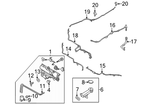 2021 Ford Bronco Washer Components Diagram