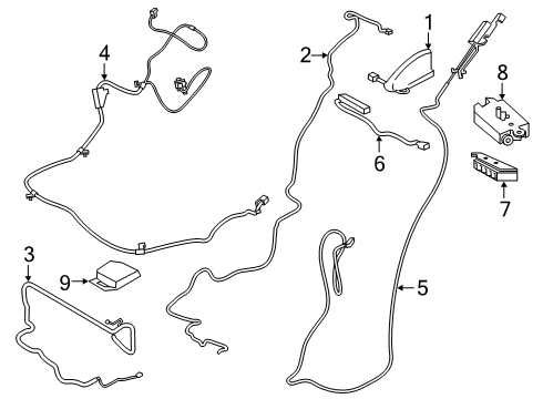 2023 Ford Edge Antenna & Radio Diagram