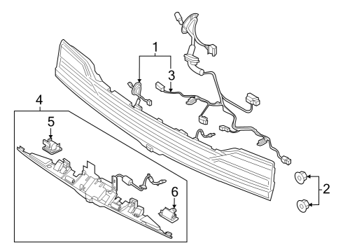 2020 Lincoln Navigator Reflector Diagram