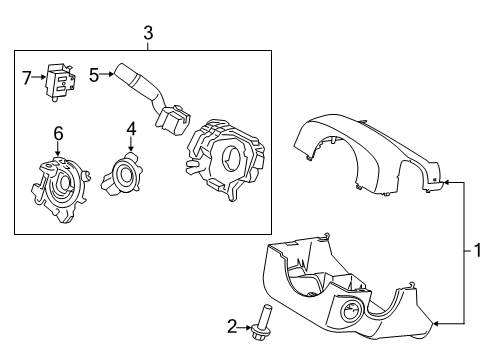 2021 Ford F-350 Super Duty Switches Diagram 3