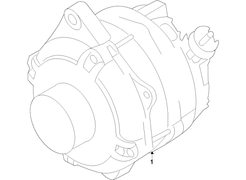 2022 Lincoln Aviator Alternator Diagram 1