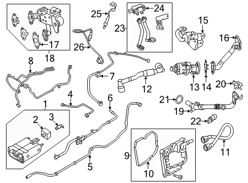 2022 Lincoln Corsair Emission Components Diagram 2