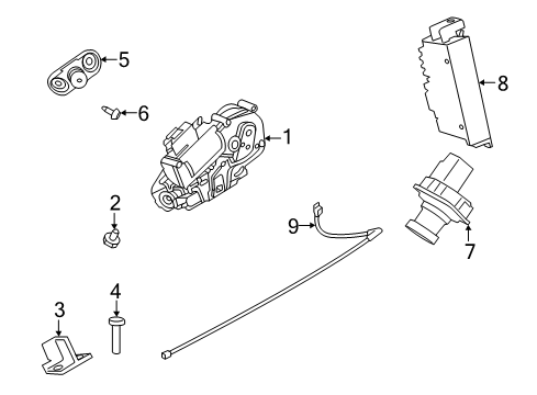 2023 Lincoln Corsair Parking Aid Diagram 4