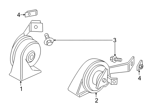 2020 Lincoln MKZ Horn Diagram 2